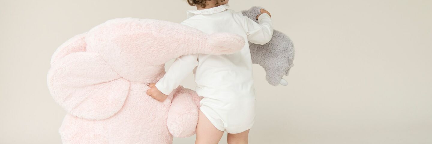 Peluche et poupée chiffon