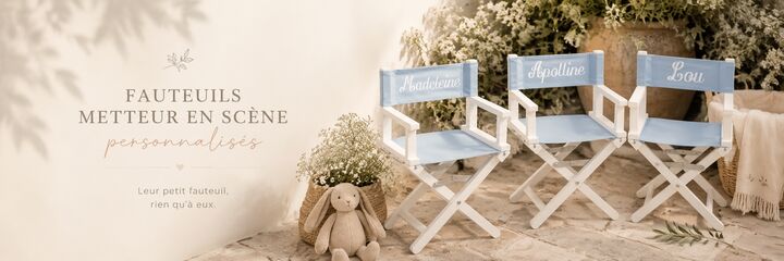Chaise unie personnalisée