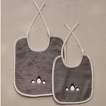 Bavoir Pingouins prénom offert