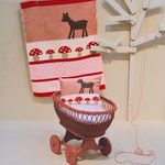 Couverture Bambi broderie offerte