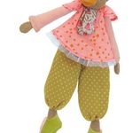 Poupée chiffon la Poule des Tartempois avec prénom