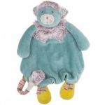 Doudou attache tétine Pacha le chat avec prénom