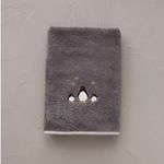 Drap de bain Pingouins prénom brodés