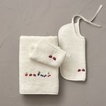 Drap de bain La cueillette prénom brodé