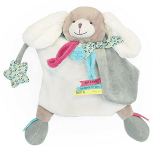 Doudou marionnette bleu et violet (photo 1/2)