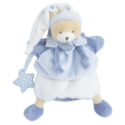 Doudou marionnette bleu (photo 1/2)